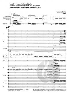 La Ritirata Notturna di Madrid von Luciano Berio 