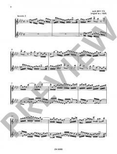 15 zweistimmige Inventionen BWV 772-786 BWV 772-786 von Johann Sebastian Bach 