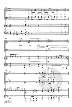 Cantate Domino von Mark Hayes 