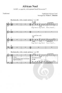 African Noel von Victor C. Johnson 