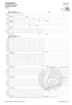 Atmosphères von György Ligety 