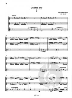 Zwei Trios von Johann Mattheson 