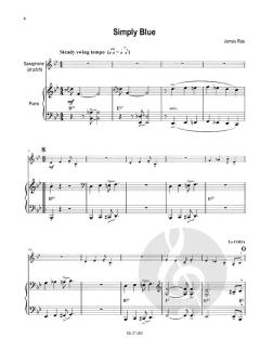 Easy Blue Saxophone von James Rae 
