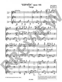 Aus España op. 165/2, 5, 6 von Isaac Albeniz 