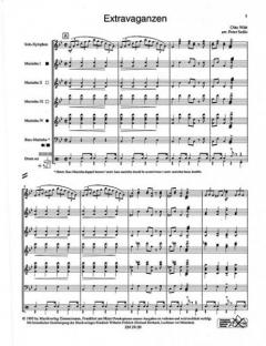 Extravaganzen von Otto Witt für Percussion Ensemble im Alle Noten Shop kaufen