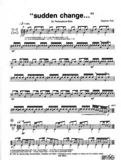 Sudden change von Siegfried Fink 