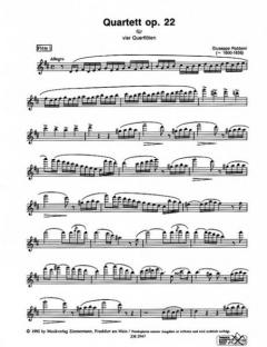 Quartett op. 22 von Giuseppe Rabboni 