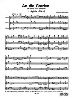 An die Grazien von Gerhard Deutschmann 