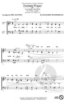 Evening Prayer From Hansel And Gretel (Engelbert Humperdinck) 