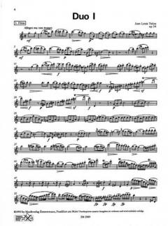 3 Duos concertants op. 34 von Jean-Louis Tulou 