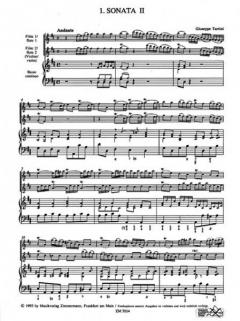 6 Sonaten Heft 1 von Guiseppe Tartini 