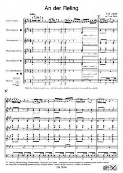 An der Reling von Kurt Drabek für Percussion Ensemble im Alle Noten Shop kaufen