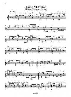 3 Suiten D-Dur, F-Dur, d-Moll von Ludovico Conte Roncalli 