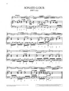 2 Sonaten G-Dur/e-Moll von Johann Sebastian Bach 