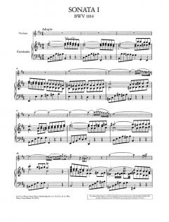 6 Sonaten Band 1 von Johann Sebastian Bach 