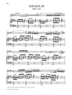 6 Sonaten Band 1 von Johann Sebastian Bach 