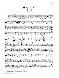 6 Sonaten Band 2 von Johann Sebastian Bach 