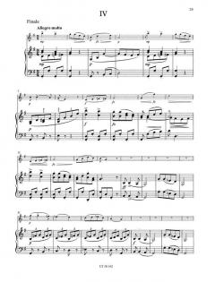 Sonatine G-Dur op. 100 von Antonín Dvorák 