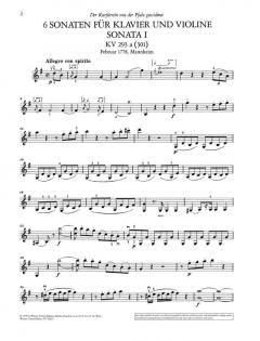 Sonaten Band 1 von Wolfgang Amadeus Mozart 