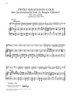 Variationen von Wolfgang Amadeus Mozart 
