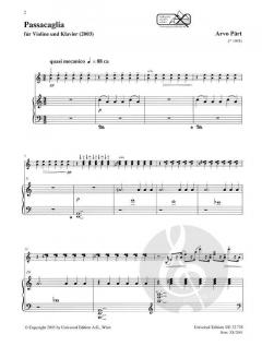 Passacaglia von Arvo Pärt 