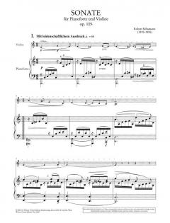 Sonaten für Violine und Klavier op. 105 & op. 121 Band 1 von Robert Schumann im Alle Noten Shop kaufen