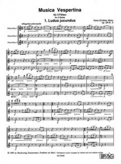 Musica Vespertina op. 59/2 von Hans-Günther Allers 