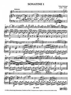 2 kleine Sonatinen von Tobias Haslinger 
