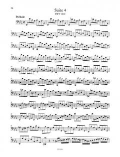 6 Suiten für Violoncello solo von Johann Sebastian Bach im Alle Noten Shop kaufen - UT50133
