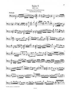 6 Suiten für Violoncello solo von Johann Sebastian Bach im Alle Noten Shop kaufen - UT50133