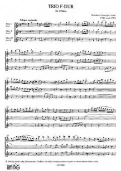 Trio F-Dur von Christian Joseph Lidarti 
