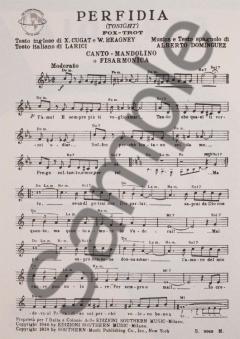 Perfidia von Alberto Dominguez 