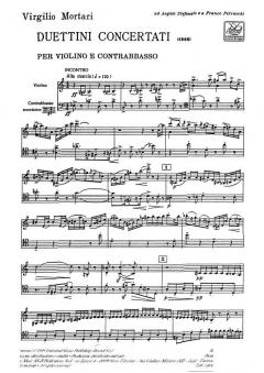 Duettini Concertanti von Virgilio Mortari 