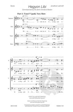 Hegyon Libi, Meditation of my Heart von Jonathan Leshnoff 