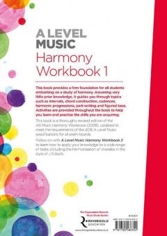 A Level Music Harmony Workbook 1 