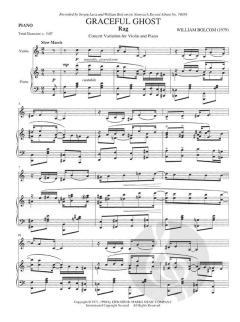 Graceful Ghost Rag von William Bolcom 