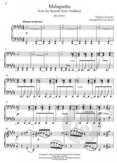 Malaguena From Andalucia Suite Espagnole von Ernesto Lecuona Casado 