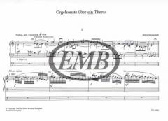Organ Sonata on a Single Theme von Heinz Wunderlich 