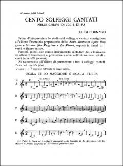100 Solfeggi Cantati 