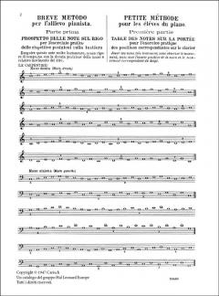 Breve Metodo per L'allievo Pianista Vol. 1 von Marino Beraldi 