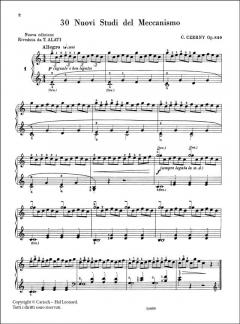 30 Nuovi Studi del Meccanismo Op.849 von Carl Czerny 
