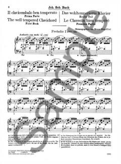 Il Clavicembalo Ben Temperato Vol. 1 von Johann Sebastian Bach 