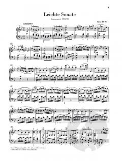 2 leichte Klaviersonaten von Ludwig van Beethoven im Alle Noten Shop kaufen