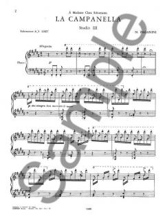 La Campanella, da Grande Studio Nr.3 di Paganini von Franz Liszt 