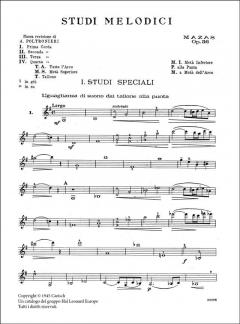 Studi Melodici e Progressivi, Op. 36 von Jacques-Féréol Mazas 