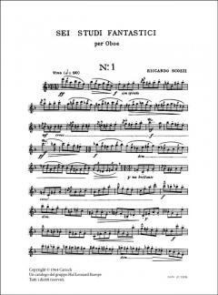 6 Studi Fantastici per Oboe im Alle Noten Shop kaufen