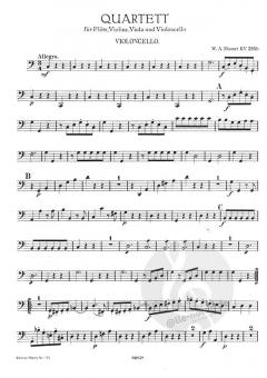 3 Quartette KV 285, 298, Anh. 171 (W.A. Mozart) 