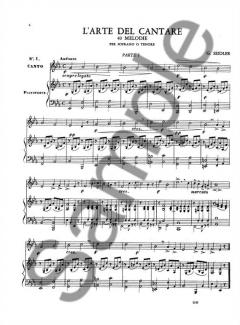 L'arte Del Cantare per Soprano o Tenore von Dante Agostini 