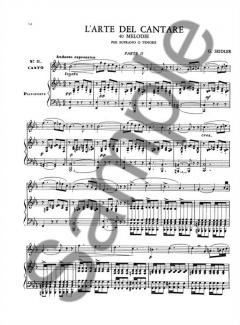 L'arte Del Cantare per Soprano o Tenore von Dante Agostini 