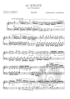 62 Sonaten für Piano Heft 2 von Domenico Cimarosa 